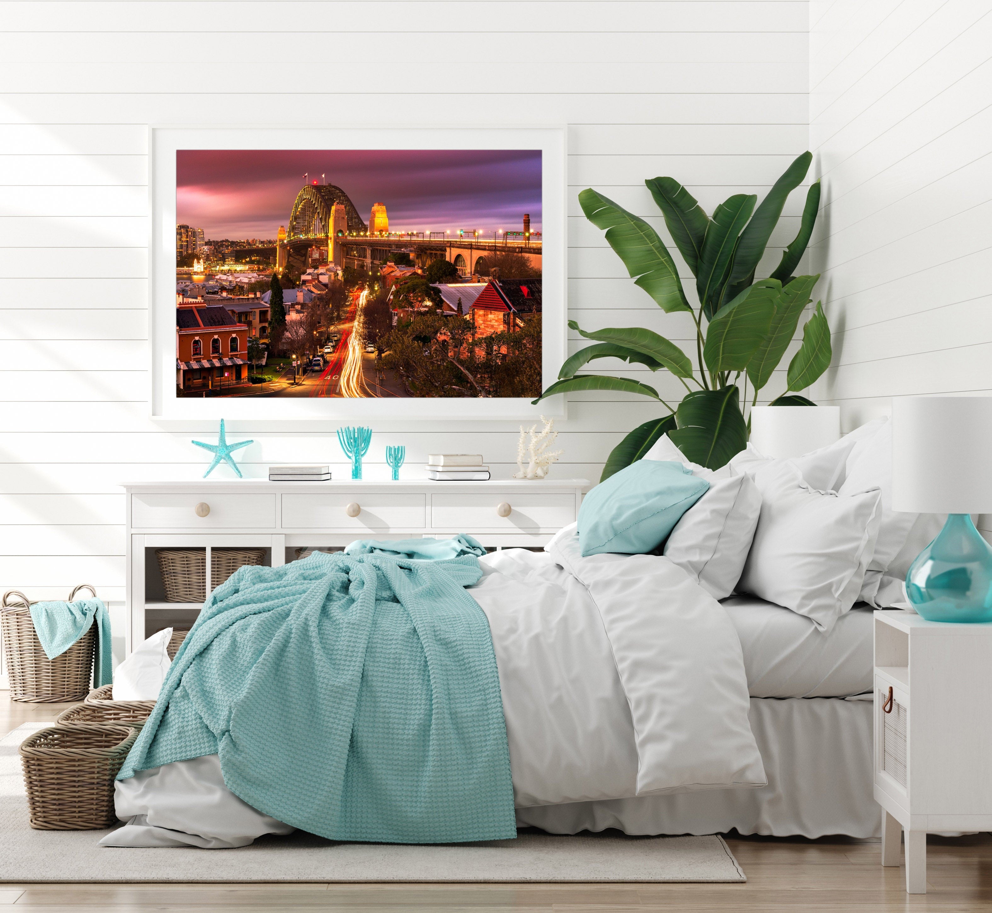City Lights, Sydney Harbour print