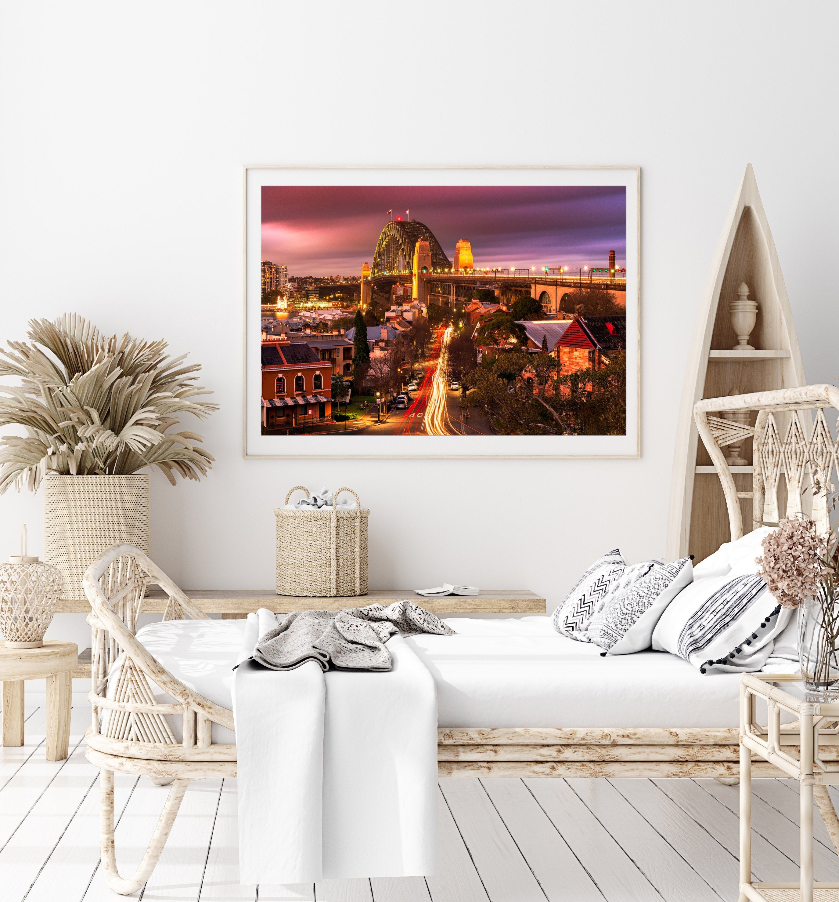 City Lights, Sydney Harbour print