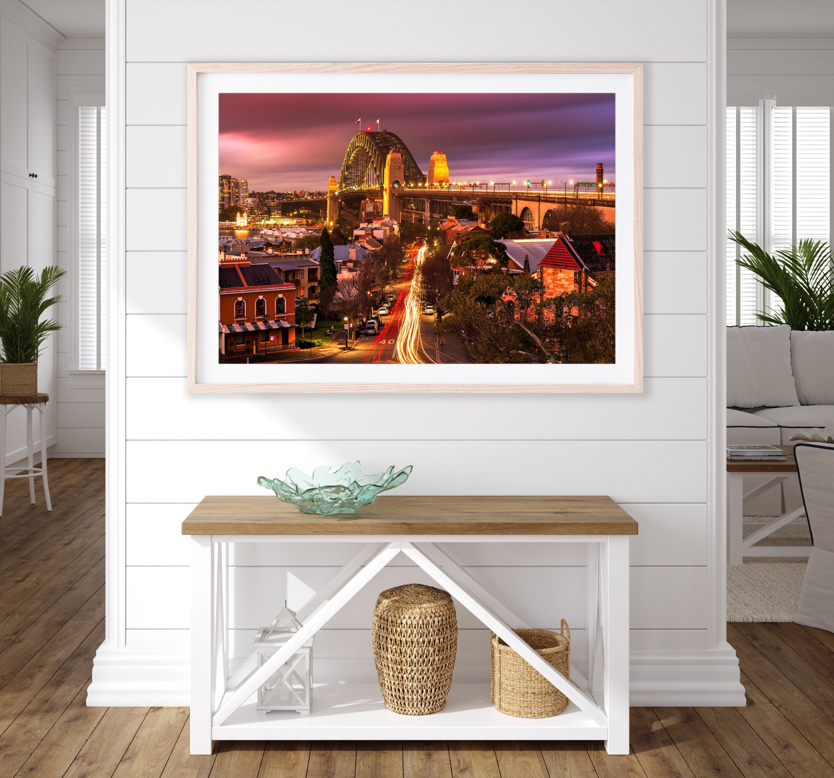 City Lights, Sydney Harbour print