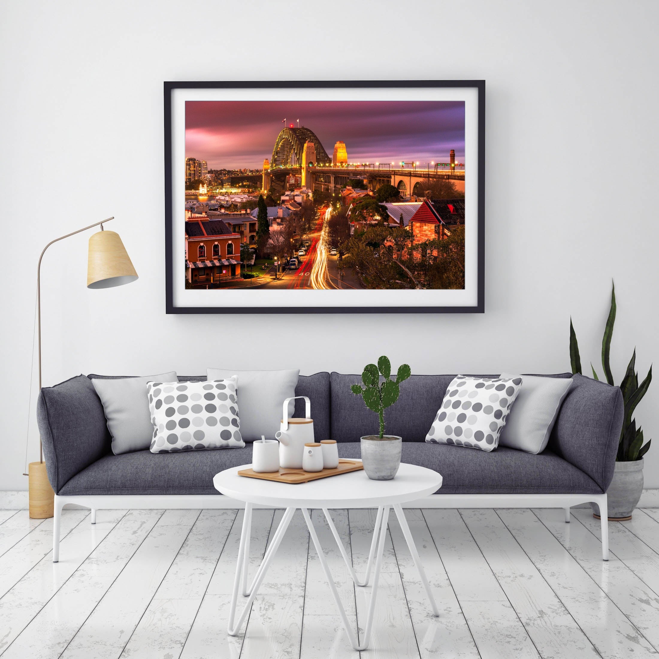 City Lights, Sydney Harbour print