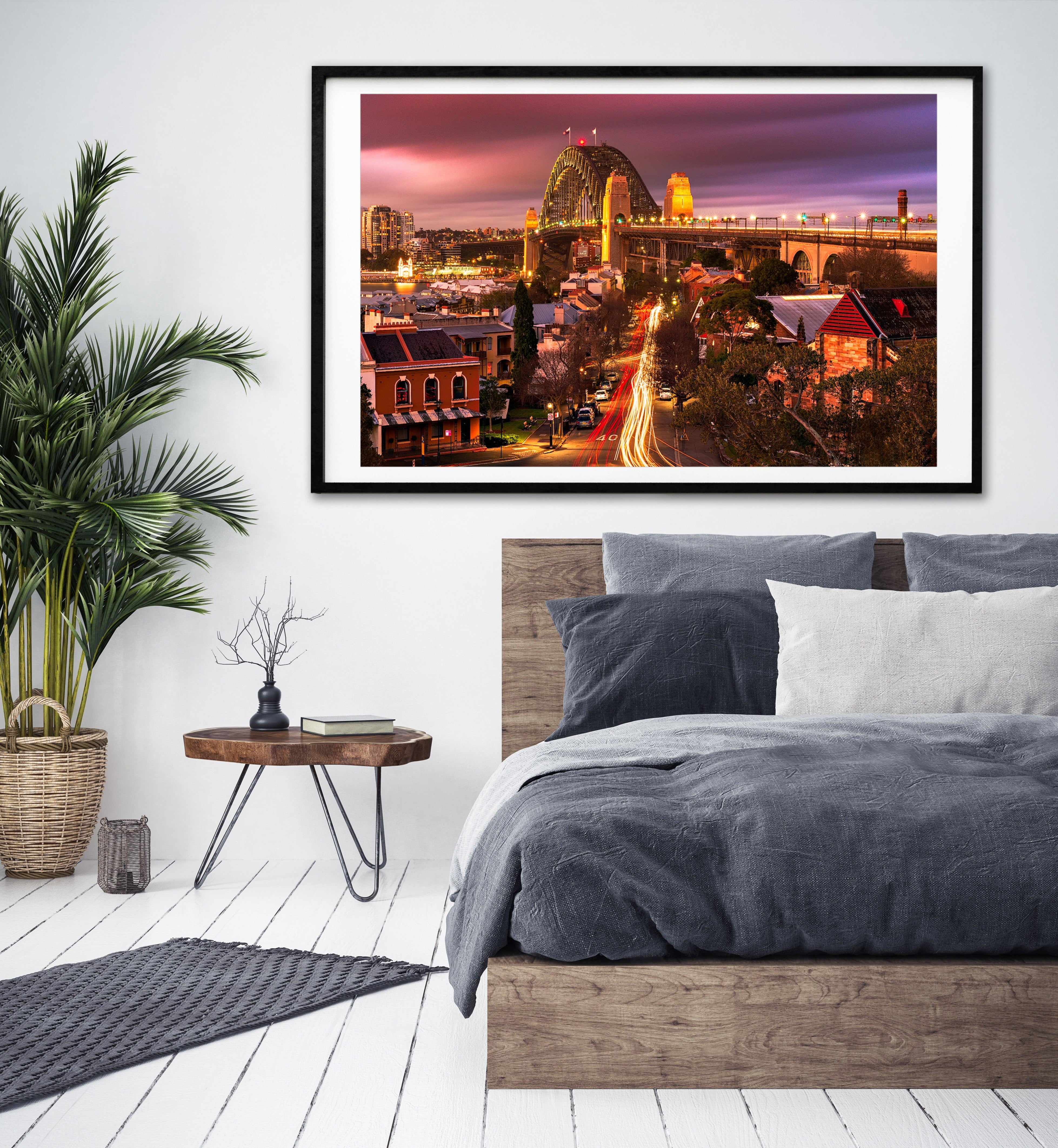 City Lights, Sydney Harbour print