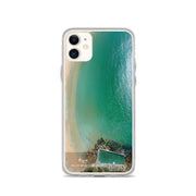 iPhone Clear Case - PALM BEACH - 'Aqua' Print