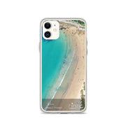 Clear iPhone Case - MANLY - 'Blues' print