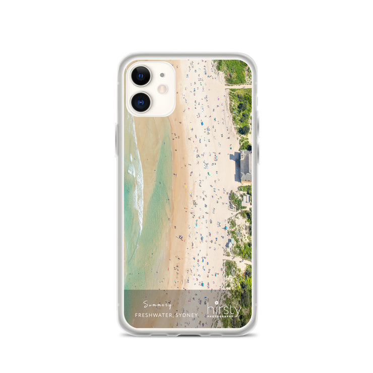 Clear iPhone Case.- FRESHWATER - 'Summery' Print