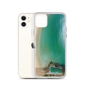 iPhone Clear Case - PALM BEACH - 'Aqua' Print