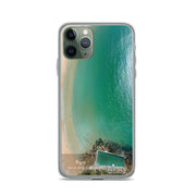 iPhone Clear Case - PALM BEACH - 'Aqua' Print