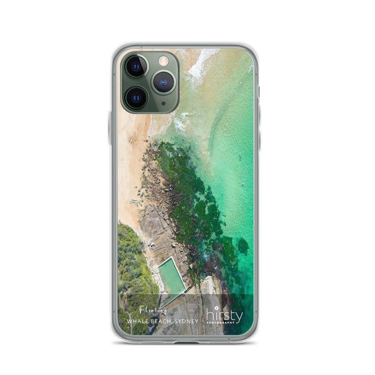 Clear iPhone Case - WHALE BEACH - 'Floating'