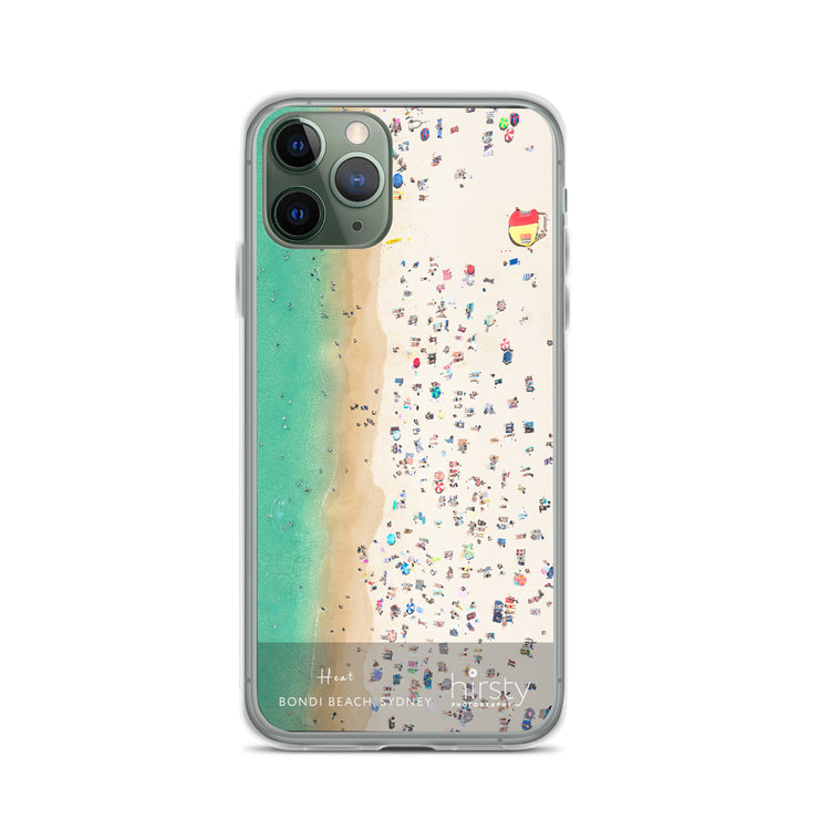 Clear iPhone Case - BONDI - 'Heat' print