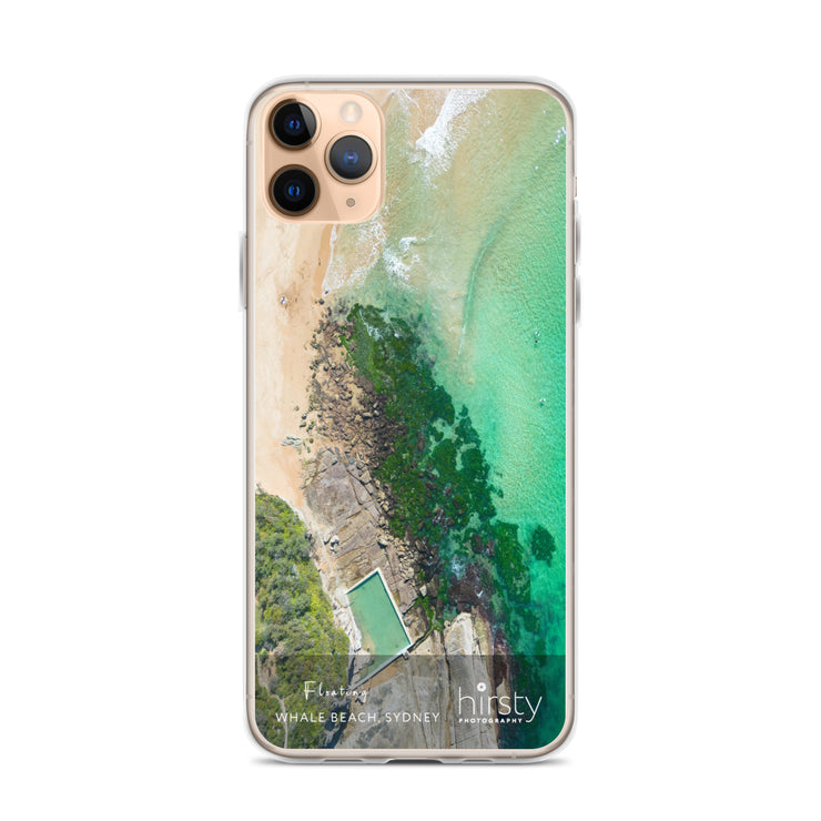 Clear iPhone Case - WHALE BEACH - 'Floating'