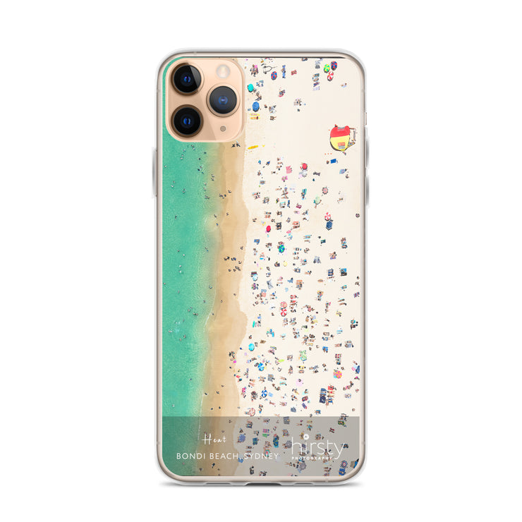 Clear iPhone Case - BONDI - 'Heat' print