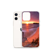 Clear iPhone Case - LONG REEF - 'Sun Up' Print