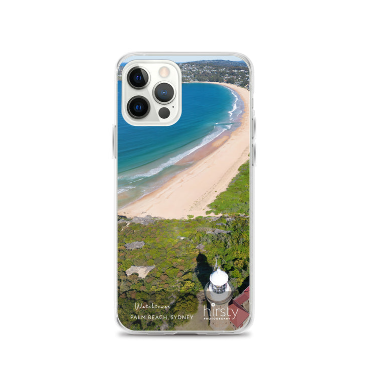 Clear iPhone Case - PALM BEACH - 'Watchtower' print