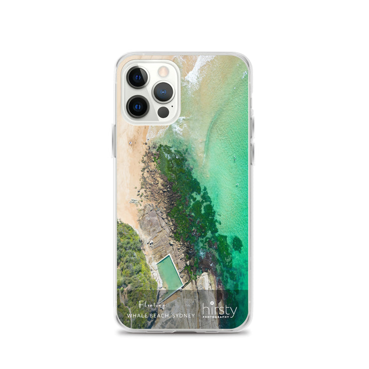 Clear iPhone Case - WHALE BEACH - 'Floating'