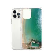 iPhone Clear Case - PALM BEACH - 'Aqua' Print