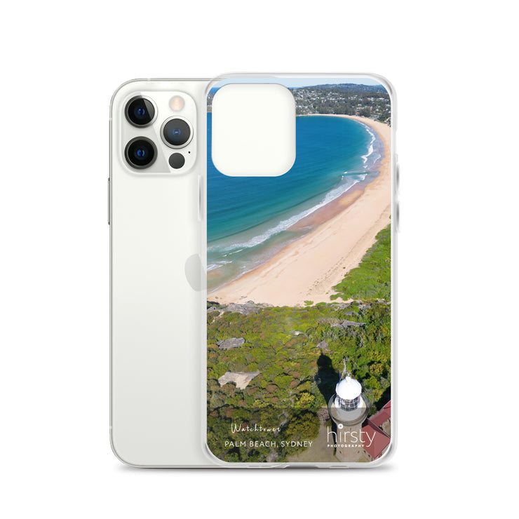 Clear iPhone Case - PALM BEACH - 'Watchtower' print