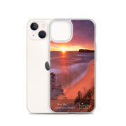 Clear iPhone Case - LONG REEF - 'Sun Up' Print