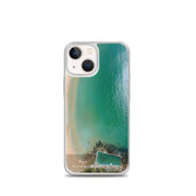 iPhone Clear Case - PALM BEACH - 'Aqua' Print