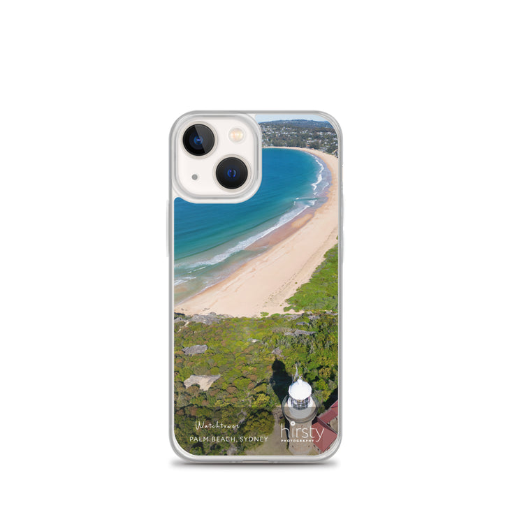 Clear iPhone Case - PALM BEACH - 'Watchtower' print