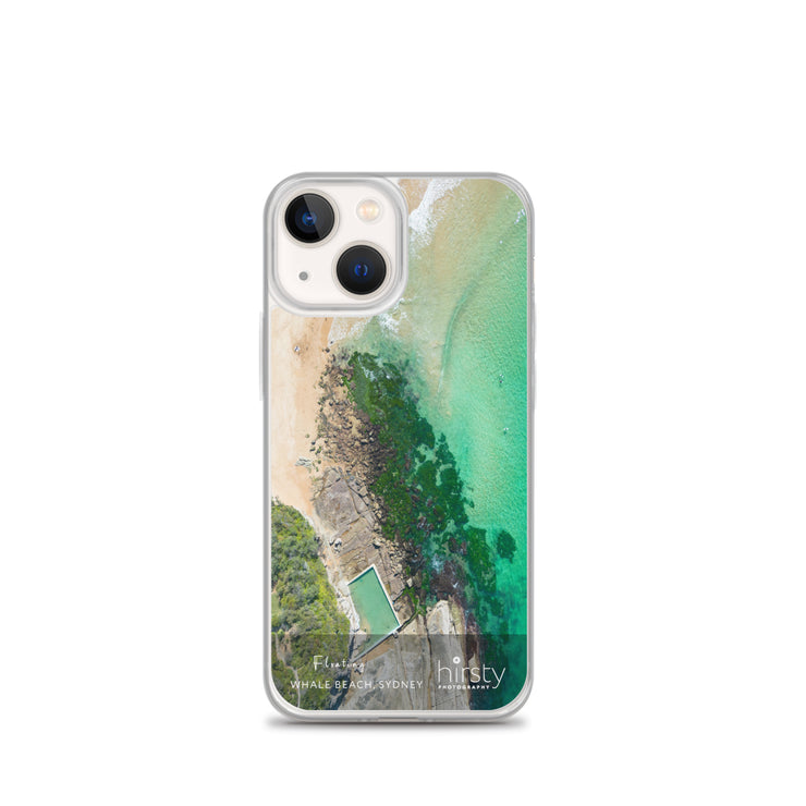 Clear iPhone Case - WHALE BEACH - 'Floating'