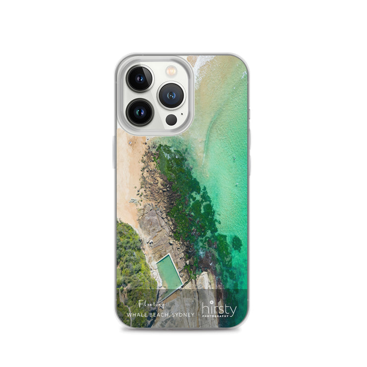 Clear iPhone Case - WHALE BEACH - 'Floating'