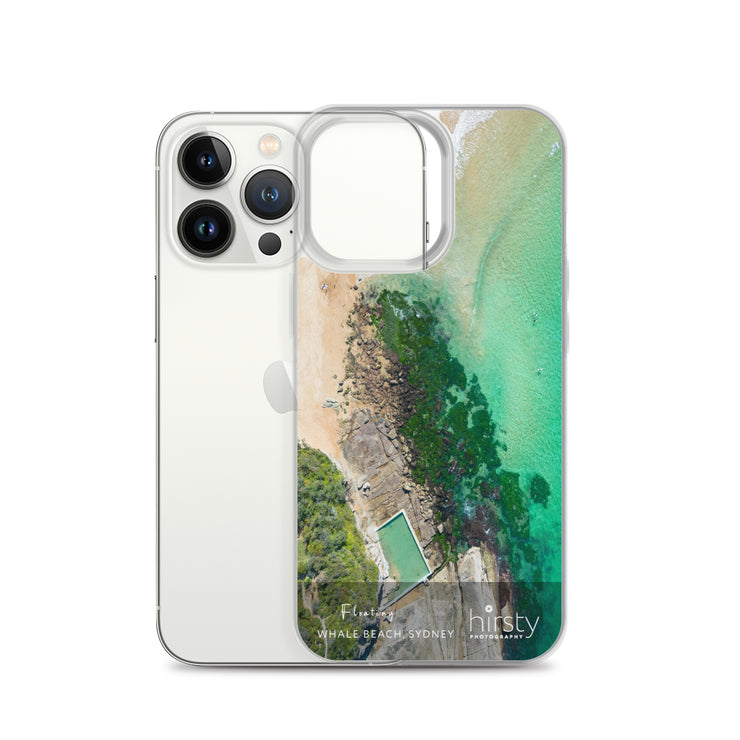 Clear iPhone Case - WHALE BEACH - 'Floating'