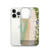 Clear iPhone Case.- FRESHWATER - 'Summery' Print