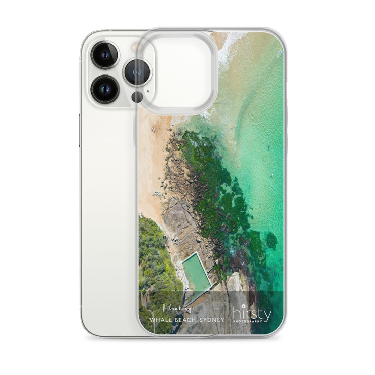 Clear iPhone Case - WHALE BEACH - 'Floating'