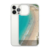 Clear iPhone Case - MANLY - 'Blues' print