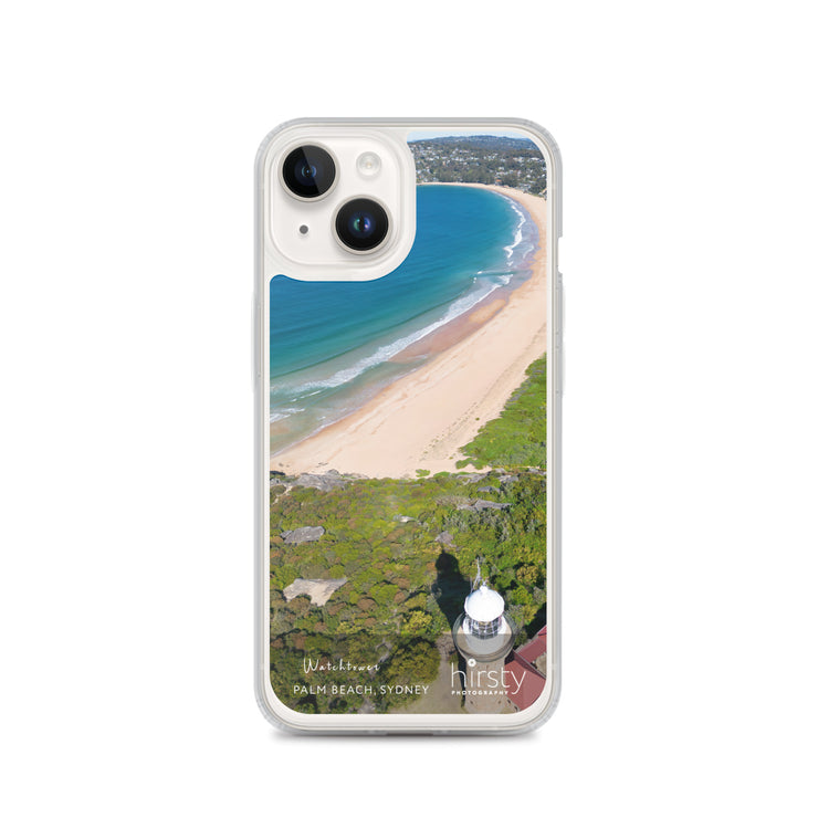 Clear iPhone Case - PALM BEACH - 'Watchtower' print