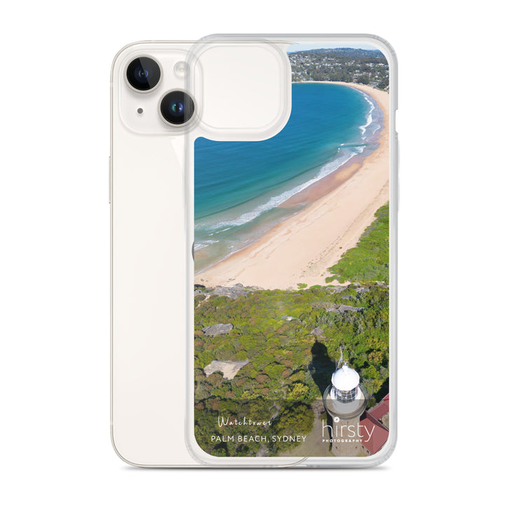 Clear iPhone Case - PALM BEACH - 'Watchtower' print