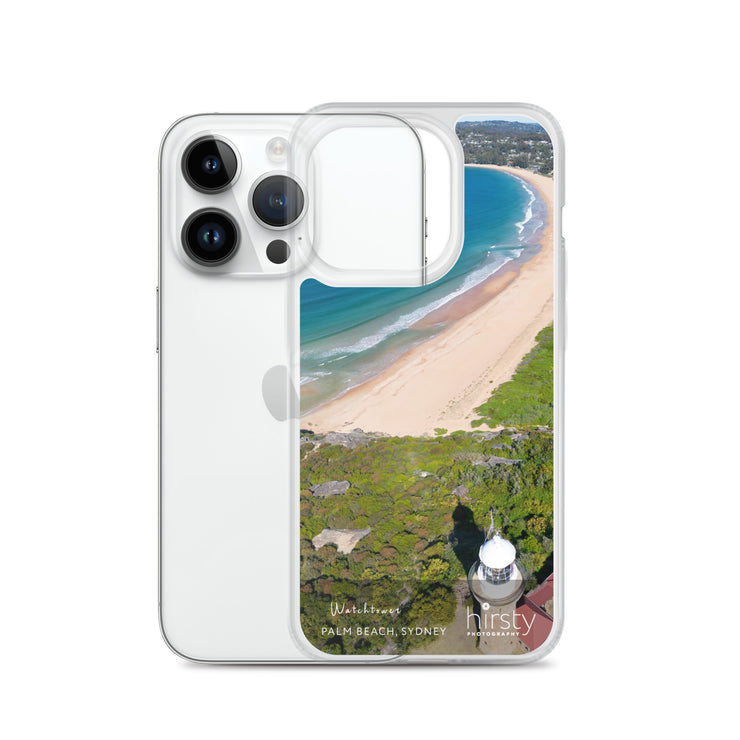 Clear iPhone Case - PALM BEACH - 'Watchtower' print