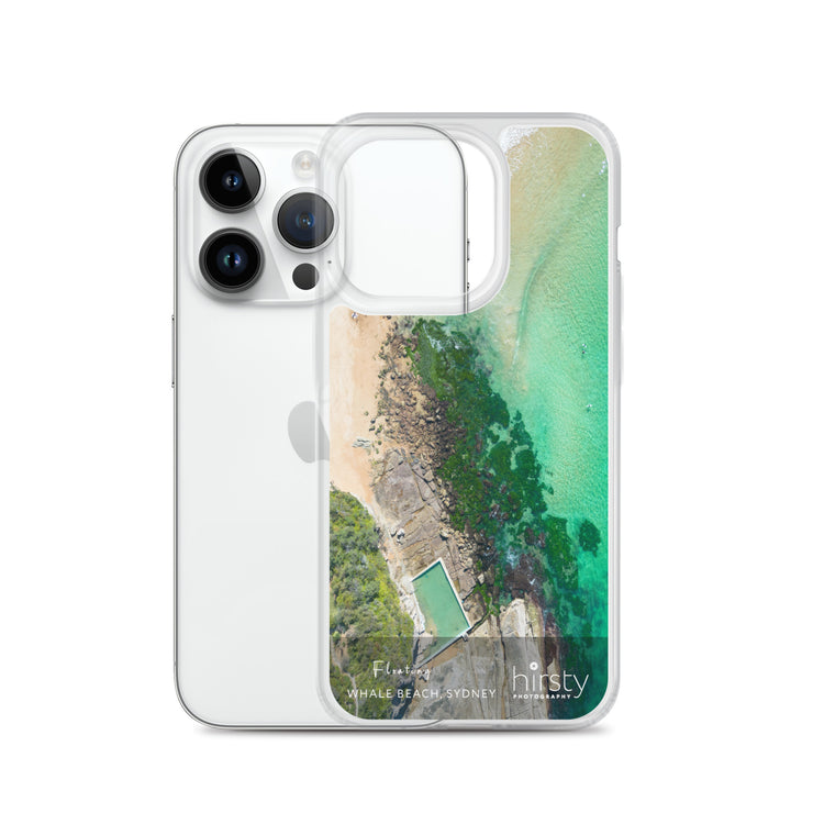 Clear iPhone Case - WHALE BEACH - 'Floating'