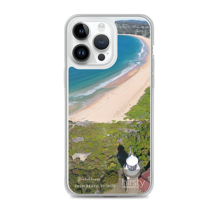 Clear iPhone Case - PALM BEACH - 'Watchtower' print