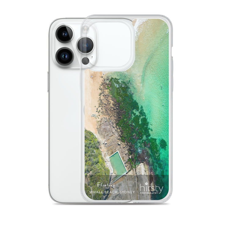 Clear iPhone Case - WHALE BEACH - 'Floating'