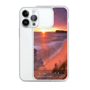 Clear iPhone Case - LONG REEF - 'Sun Up' Print