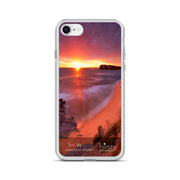 Clear iPhone Case - LONG REEF - 'Sun Up' Print