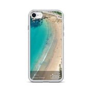 Clear iPhone Case - MANLY - 'Blues' print