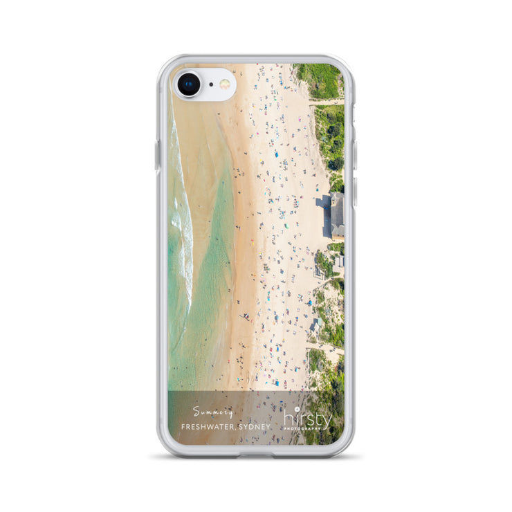 Clear iPhone Case.- FRESHWATER - 'Summery' Print