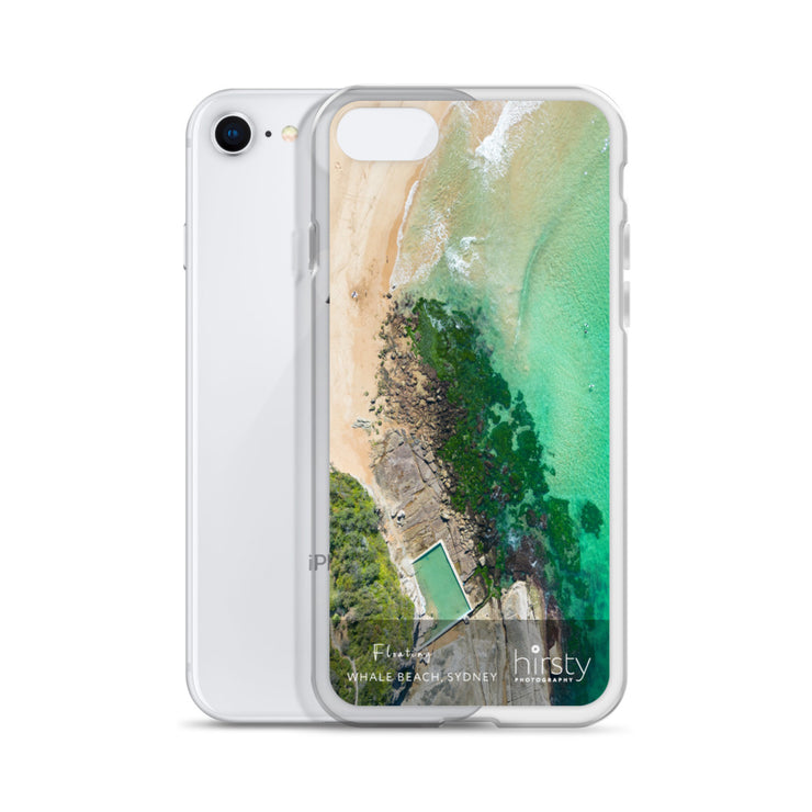 Clear iPhone Case - WHALE BEACH - 'Floating'