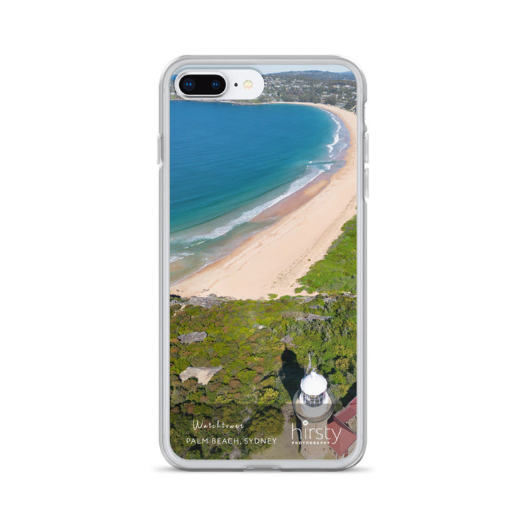 Clear iPhone Case - PALM BEACH - 'Watchtower' print