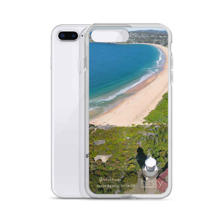 Clear iPhone Case - PALM BEACH - 'Watchtower' print