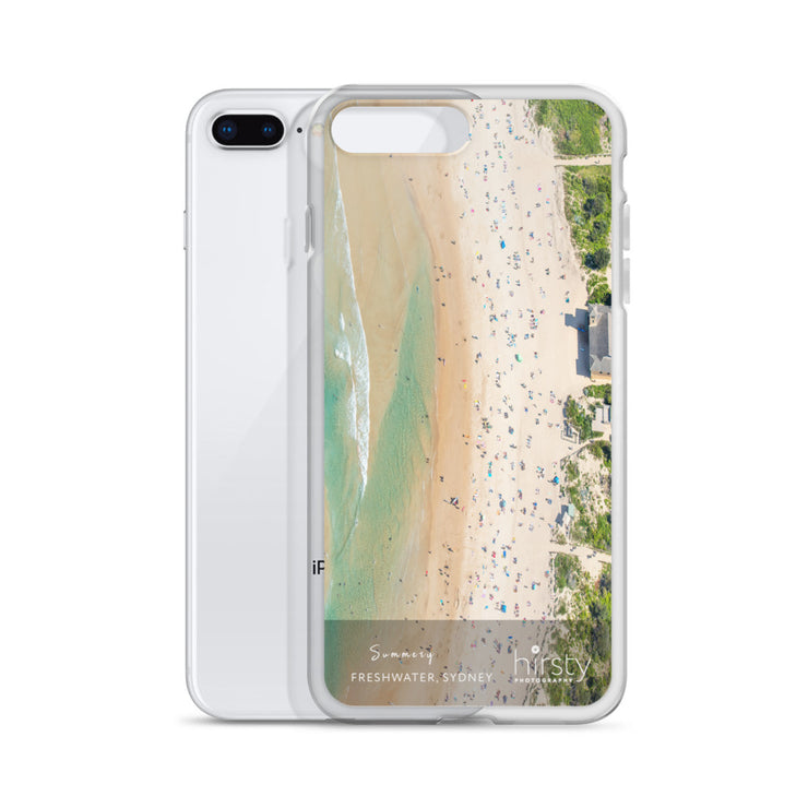 Clear iPhone Case.- FRESHWATER - 'Summery' Print