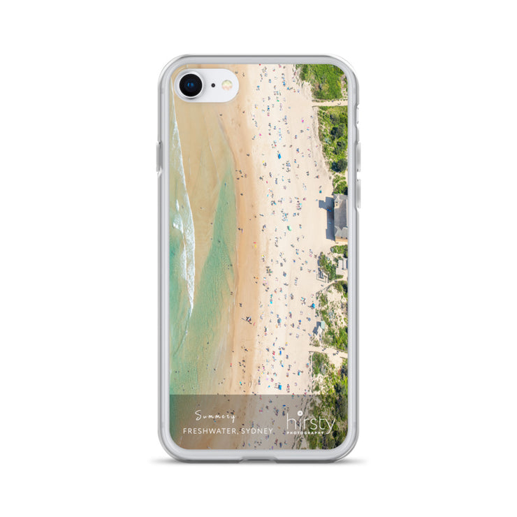 Clear iPhone Case.- FRESHWATER - 'Summery' Print