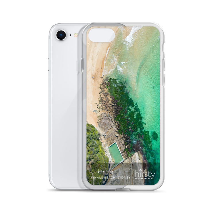 Clear iPhone Case - WHALE BEACH - 'Floating'