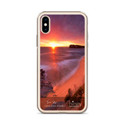 Clear iPhone Case - LONG REEF - 'Sun Up' Print