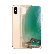 iPhone Clear Case - PALM BEACH - 'Aqua' Print