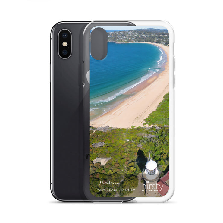 Clear iPhone Case - PALM BEACH - 'Watchtower' print