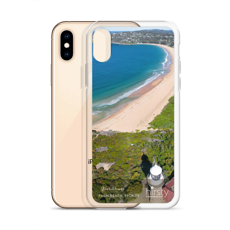 Clear iPhone Case - PALM BEACH - 'Watchtower' print