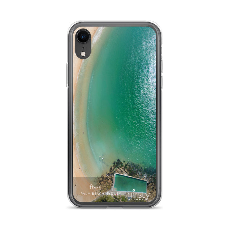 iPhone Clear Case - PALM BEACH - 'Aqua' Print