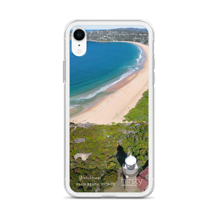 Clear iPhone Case - PALM BEACH - 'Watchtower' print